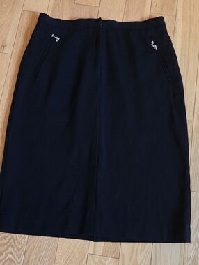 Ralph Lauren Wool Blend Skirt Black 12